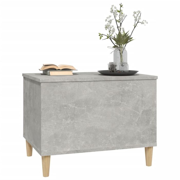 Table basse Gris béton 60x44,5x45 cm Bois d'ingénierie – Image 2