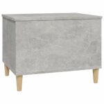 Table basse Gris béton 60x44,5x45 cm Bois d'ingénierie – Image 4