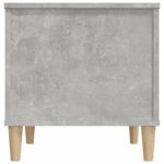 Table basse Gris béton 60x44,5x45 cm Bois d'ingénierie – Image 6
