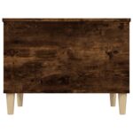 Table basse Chêne fumé 60x44,5x45 cm Bois d'ingénierie – Image 5