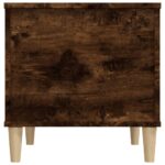 Table basse Chêne fumé 60x44,5x45 cm Bois d'ingénierie – Image 6