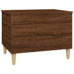 Table basse Chêne marron 60x44,5x45 cm Bois d'ingénierie – Image 4
