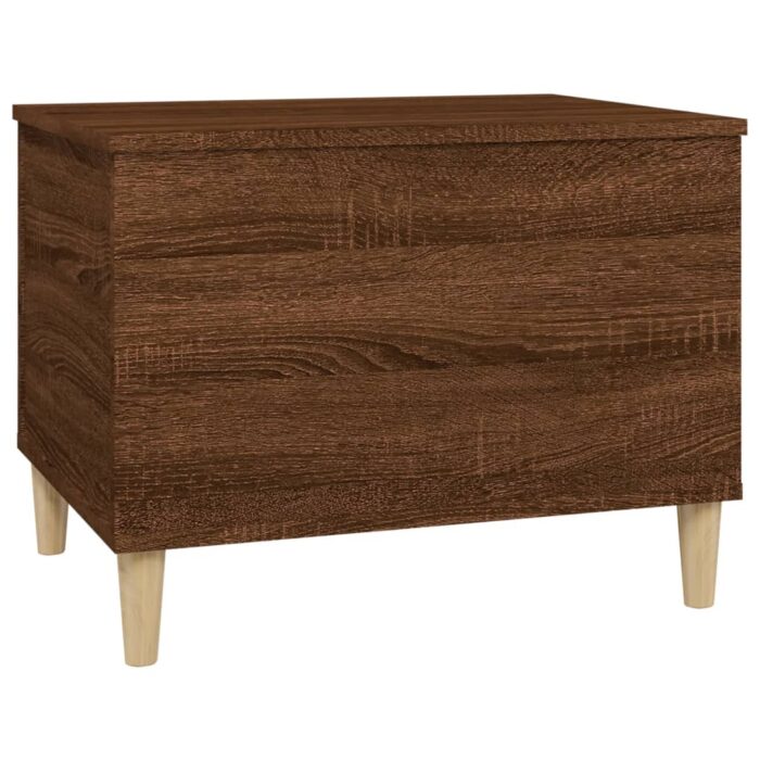 Table basse Chêne marron 60x44,5x45 cm Bois d'ingénierie – Image 4