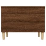 Table basse Chêne marron 60x44,5x45 cm Bois d'ingénierie – Image 5