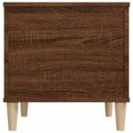 Table basse Chêne marron 60x44,5x45 cm Bois d'ingénierie – Image 6