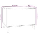 Table basse Chêne marron 60x44,5x45 cm Bois d'ingénierie – Image 8