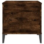 Table basse Chêne fumé 60x44,5x45 cm Bois d'ingénierie – Image 6