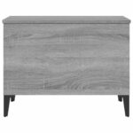 Table basse Sonoma gris 60x44,5x45 cm Bois d'ingénierie – Image 5