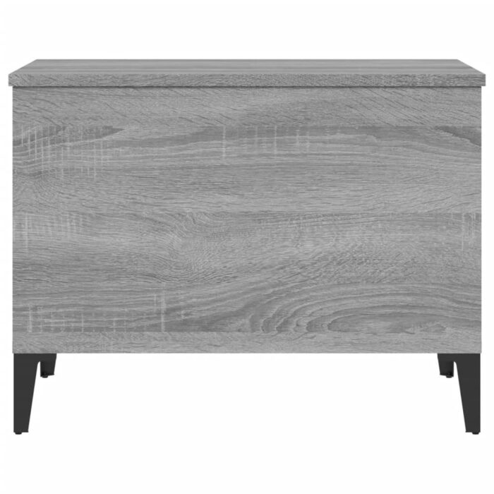 Table basse Sonoma gris 60x44,5x45 cm Bois d'ingénierie – Image 5