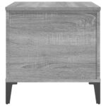 Table basse Sonoma gris 60x44,5x45 cm Bois d'ingénierie – Image 6