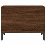 Table basse Chêne marron 60x44,5x45 cm Bois d'ingénierie – Image 5