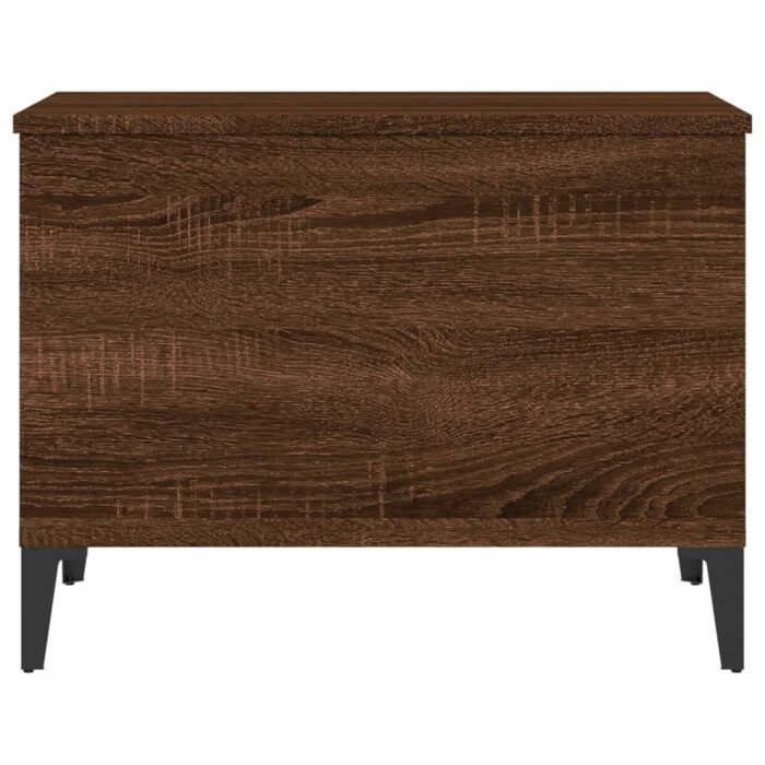 Table basse Chêne marron 60x44,5x45 cm Bois d'ingénierie – Image 5