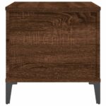 Table basse Chêne marron 60x44,5x45 cm Bois d'ingénierie – Image 6