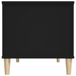 Table basse Noir 90x44,5x45 cm Bois d'ingénierie – Image 6