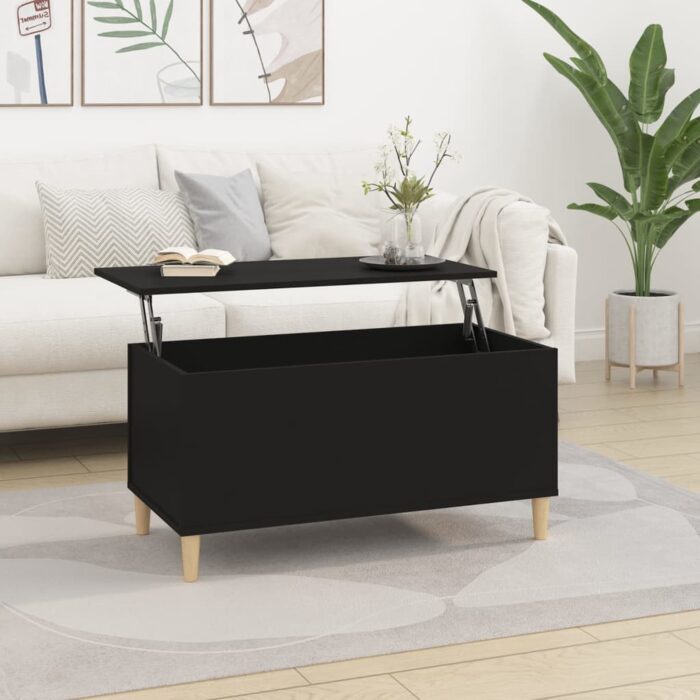 VXL8720845669263_m_en_hd_1.jpg Table basse Noir 90x44,5x45 cm Bois d'ingénierie – Image 1