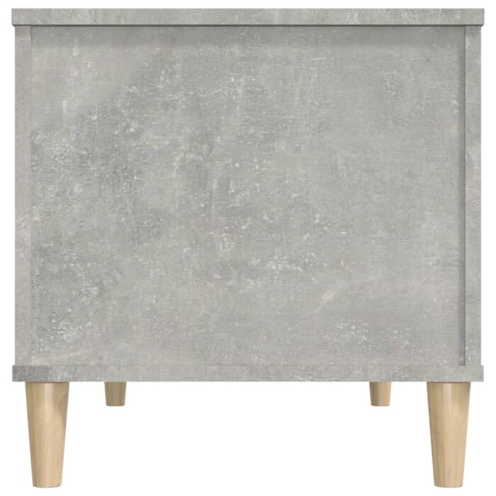 Table basse Gris béton 90x44,5x45 cm Bois d'ingénierie – Image 6