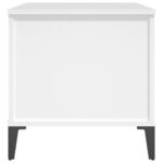 Table basse Blanc 90x44,5x45 cm Bois d'ingénierie – Image 6