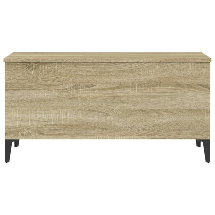 Table basse Chêne sonoma 90x44,5x45 cm Bois d'ingénierie – Image 5