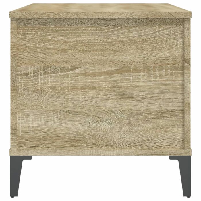 Table basse Chêne sonoma 90x44,5x45 cm Bois d'ingénierie – Image 6