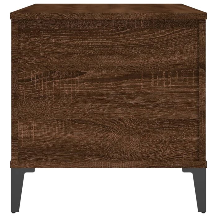 Table basse Chêne marron 90x44,5x45 cm Bois d'ingénierie – Image 6