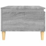Table basse Sonoma gris 90x50x36,5 cm Bois d'ingénierie – Image 5