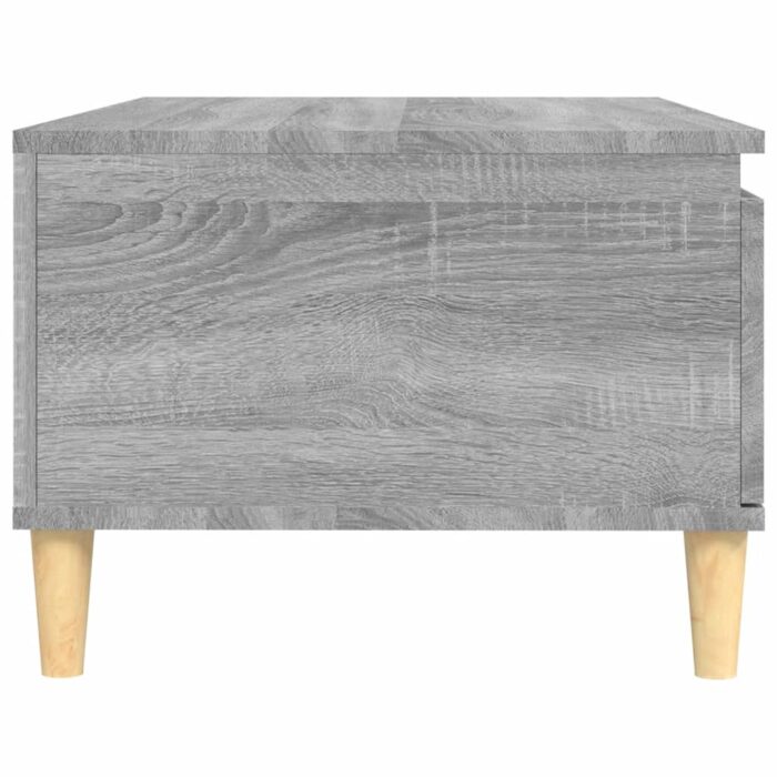 Table basse Sonoma gris 90x50x36,5 cm Bois d'ingénierie – Image 5