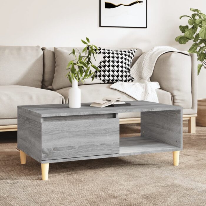 VXL8720845669959_m_en_hd_1.jpg Table basse Sonoma gris 90x50x36,5 cm Bois d'ingénierie – Image 1