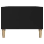 Table basse Noir 90x50x36,5 cm Bois d'ingénierie – Image 6