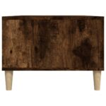 Table basse Chêne fumé 90x50x36,5 cm Bois d'ingénierie – Image 6