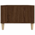 Table basse Chêne marron 90x50x36,5 cm Bois d'ingénierie – Image 6
