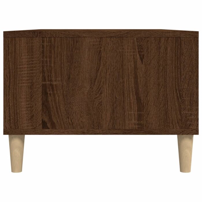 Table basse Chêne marron 90x50x36,5 cm Bois d'ingénierie – Image 6