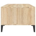 Table basse Chêne sonoma 90x50x36,5 cm Bois d'ingénierie – Image 5