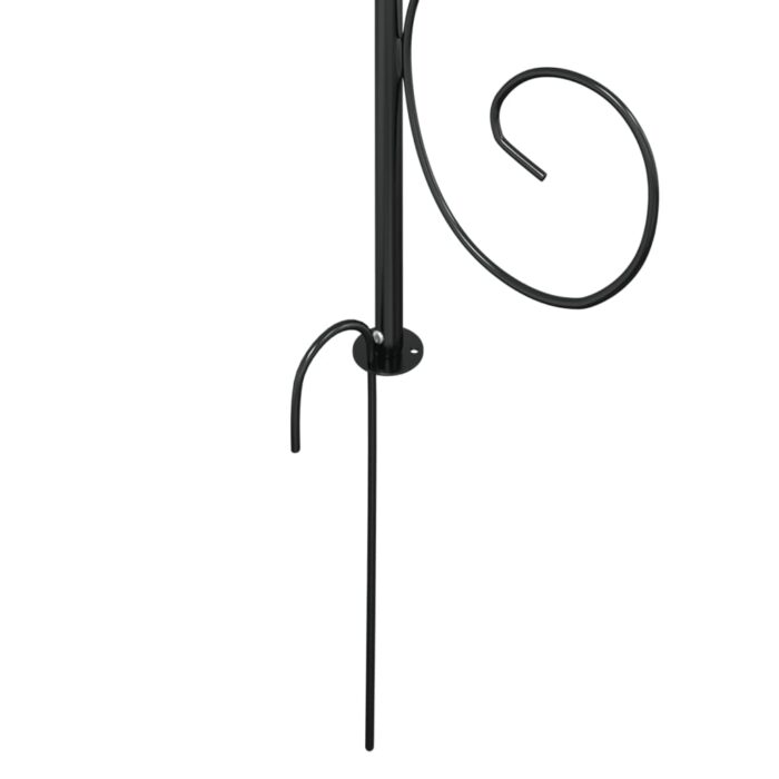 Arche de jardin Noir Ø180x255 cm Acier – Image 4
