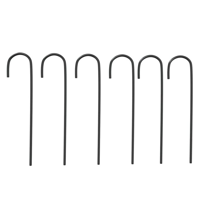 Arche de jardin Noir Ø180x255 cm Acier – Image 5