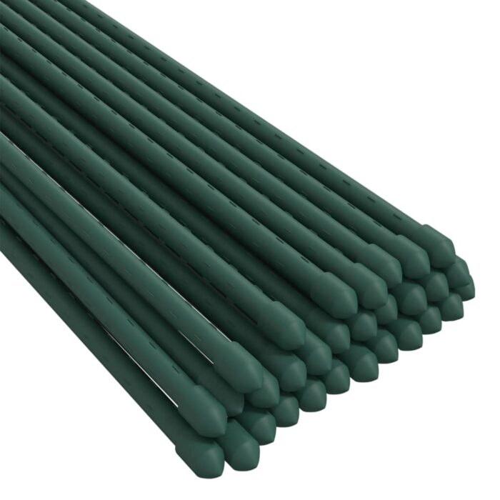Piquets pour plantes de jardin 30 pcs vert 115 cm acier – Image 2