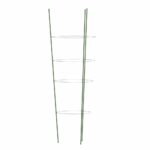 Supports pour plantes de jardin 4 anneaux 5pcs Vert 90 cm Acier – Image 4