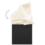 Lit de salon d'extérieur toit et coussins Noir Résine tressée – Image 5