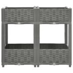 Lit surélevé 80x40x71 cm Polypropylène – Image 2