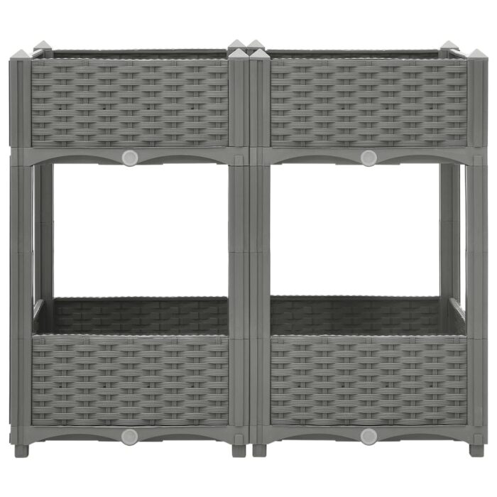 Lit surélevé 80x40x71 cm Polypropylène – Image 2