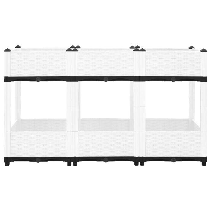 Lit surélevé 120x40x71 cm Polypropylène – Image 2