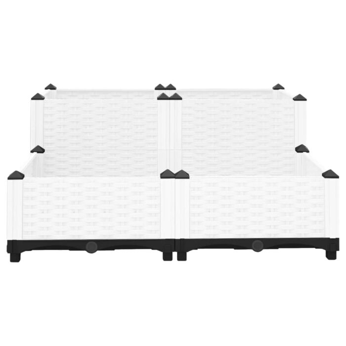 Lit surélevé 80x80x38 cm Polypropylène – Image 2