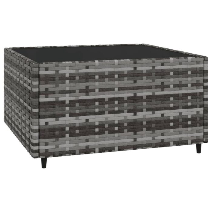 VXL8720845672676_g_en_hd_6.jpg Salon de jardin 4 pcs avec coussins Gris Résine tressée – Image 6
