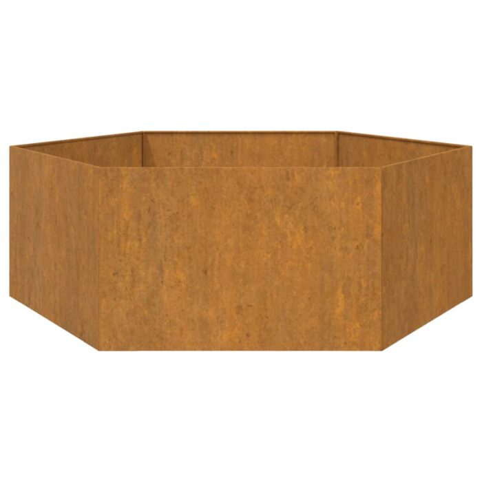 Jardinière Rouillé 138x120x45 cm Acier corten – Image 3