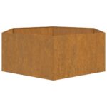 Jardinière Rouillé 138x120x45 cm Acier corten – Image 4