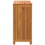 Table console de jardin 80x35x75 cm bois massif d'acacia – Image 3