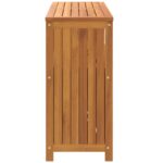 Table console de jardin 110x35x75 cm bois massif d'acacia – Image 3