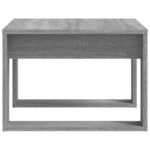 Table d'appoint Sonoma gris 50x50x35 cm Bois d'ingénierie – Image 4