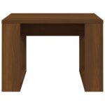 Table d'appoint Chêne marron 50x50x35 cm Bois d'ingénierie – Image 3