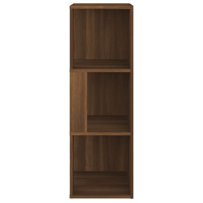 Armoire d'angle Chêne marron 33x33x100 cm Bois d'ingénierie – Image 3