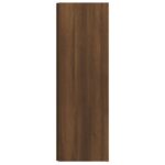 Armoire d'angle Chêne marron 33x33x100 cm Bois d'ingénierie – Image 4